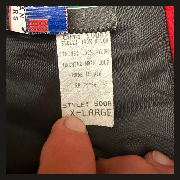 Vintage Castrol GTX Racing Jacket Mens XL Red Black White John Force Embroidered - Picture 10 of 10